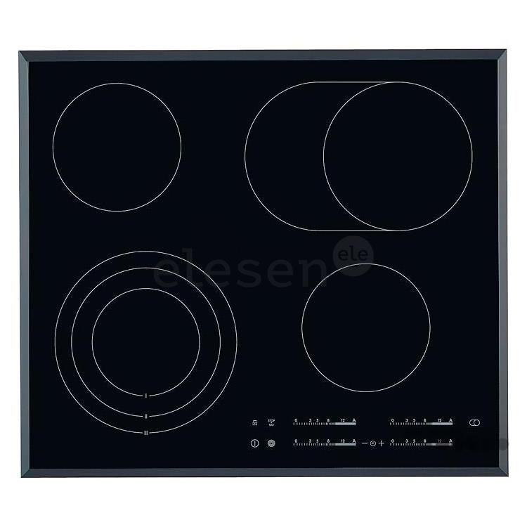 AEG, ширина 59 см, без рамы, черный - Интегрируемая керамическая варочная панель