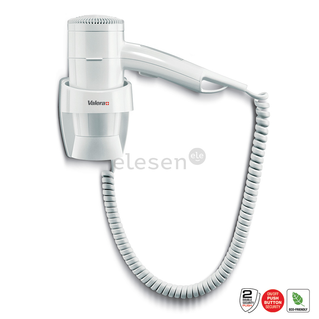 Valera Premium 1100, 1100 W, white - Wall-mounted hairdryer