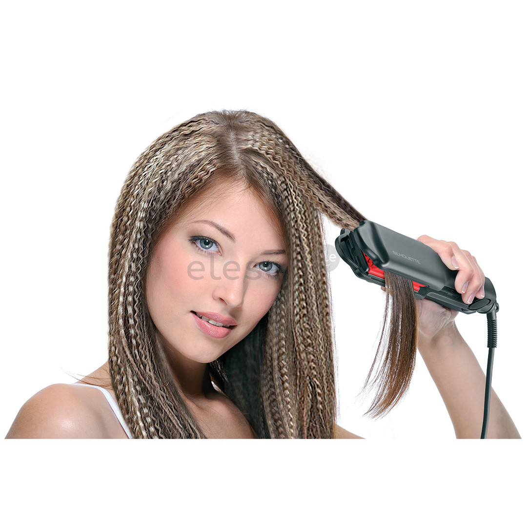 Valera Silhouette, до 210°C, черный/красный - Щипцы-гофре Товар - 647.02