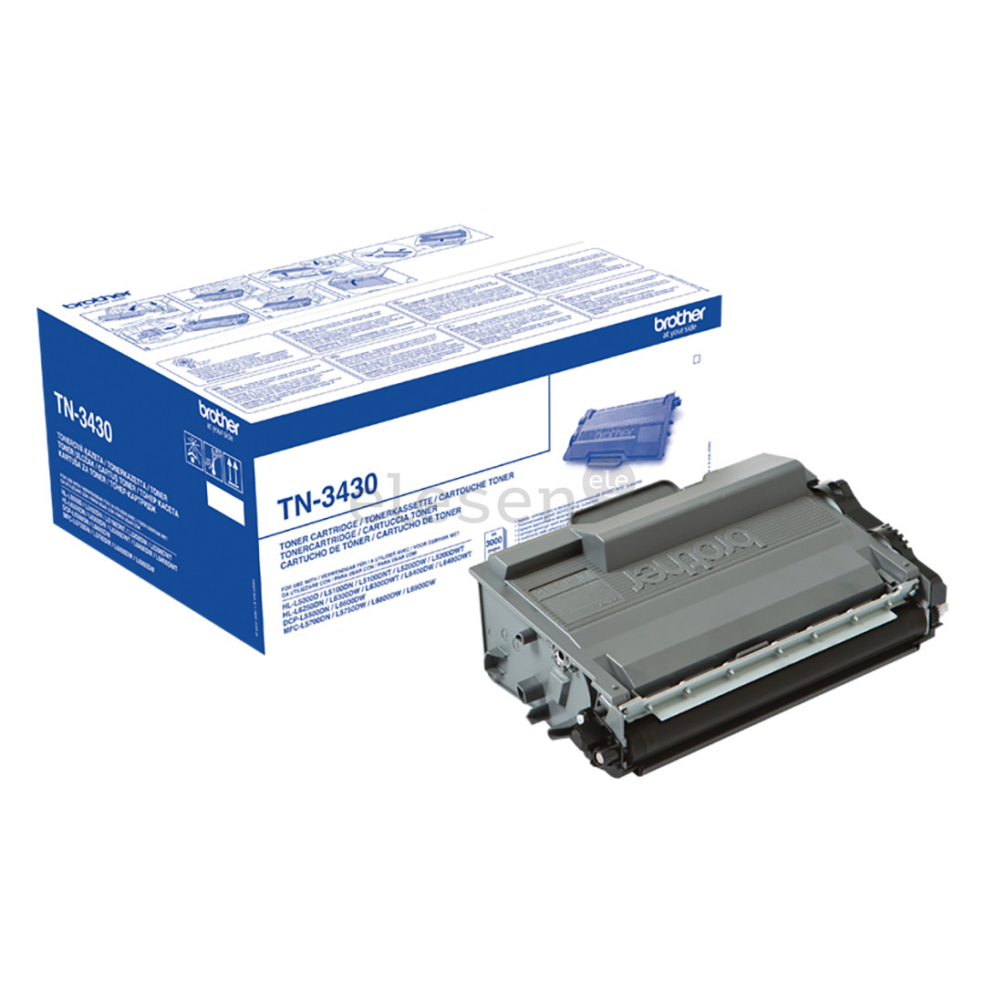 Dažų kasetė Brother TN-3430, Juoda