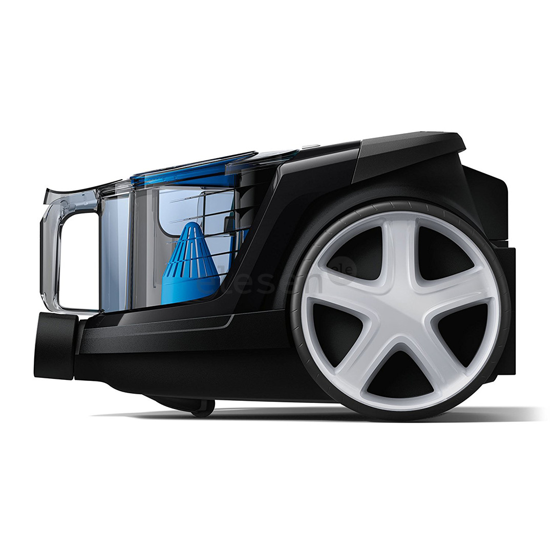 Philips PowerPro Compact, 900 W, bagless, blakc/blue - Vacuum cleaner