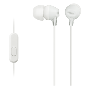 Ausinės Sony EX15LP, Baltos Prekė - MDREX15APW.CE7 MDREX15APW.CE7