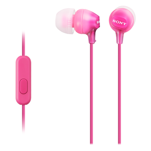 Ausinės Sony EX15LP, Rožinės Prekė - MDREX15APPI.CE7 MDREX15APPI.CE7