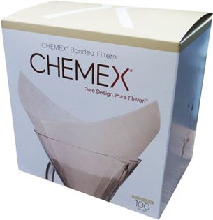 Chemex, 100 pieces - Pre-Folded bonded filters Item - FS-100 FS-100