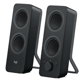 Garso kolonėlės Logitech Z207 BT, 2.0, Juodos