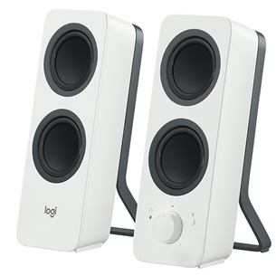 Garso kolonėlės Logitech Z207 BT 2.0, Baltos Prekė - 980-001292 980-001292
