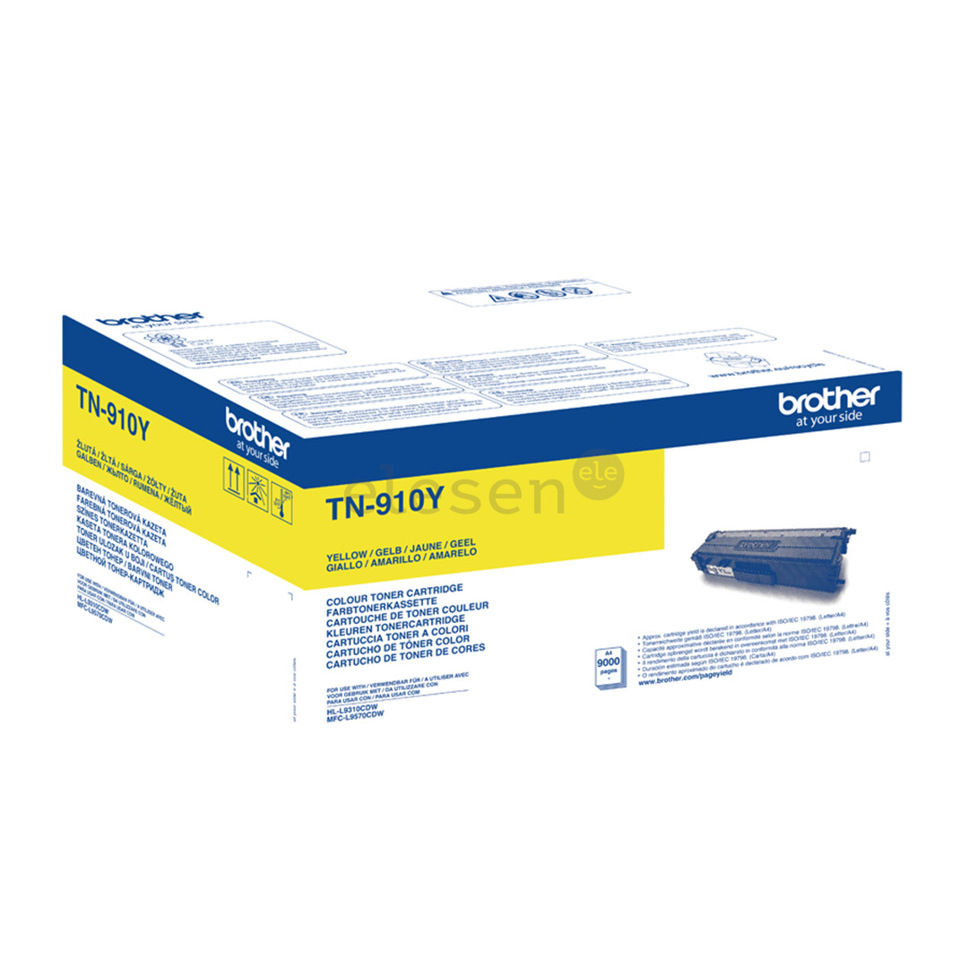 Dažų kasetė Brother TN-910Y, Geltona