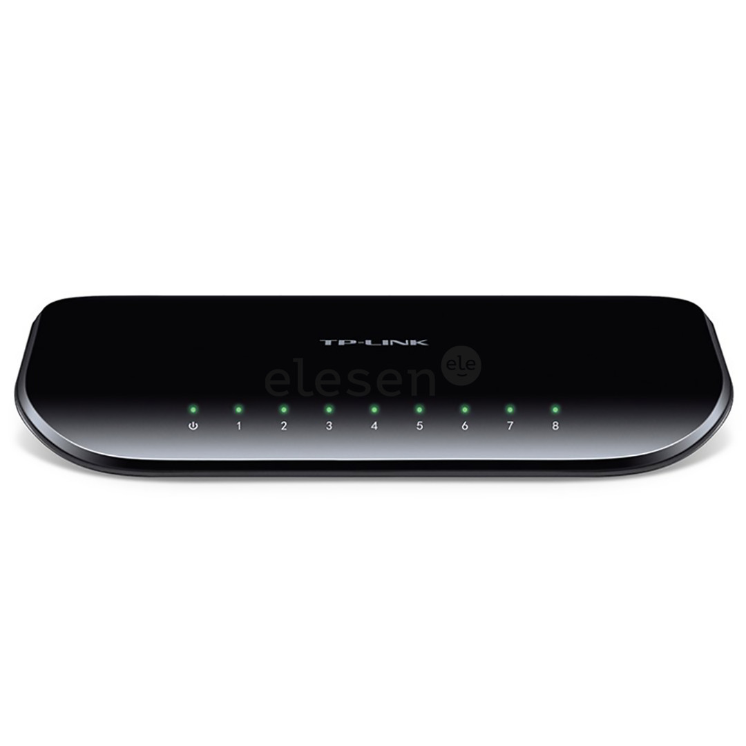 TP-Link Товар - TL-SG1008D V8, черный - Настольный коммутатор