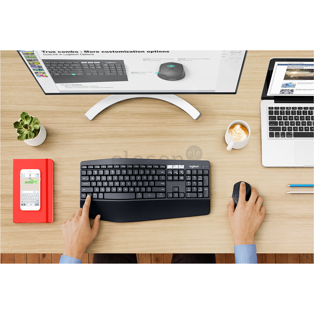 Logitech MK850, SWE, black - Wireless Desktop