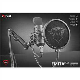 Trust Emita Plus, USB, black - Microphone Item - 22400