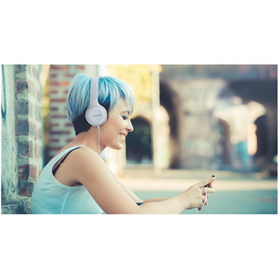 Panasonic Товар - RP-HF100E-W, белый - Накладные наушники