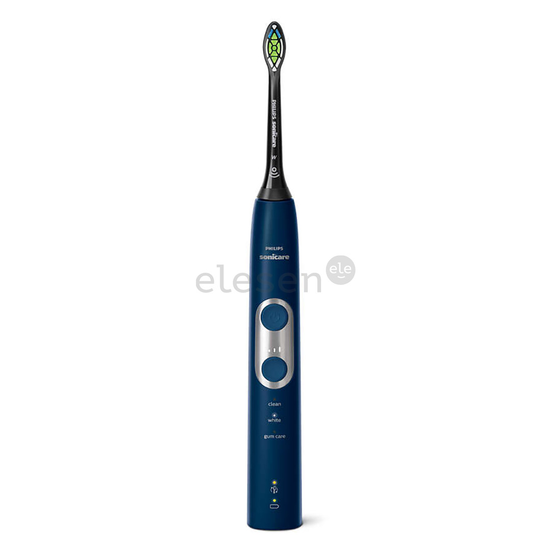 Philips Sonicare ProtectiveClean 6100, su kelioniniu dėklu, juodas/mėlynas - Elektrinis dantų šepetėlis