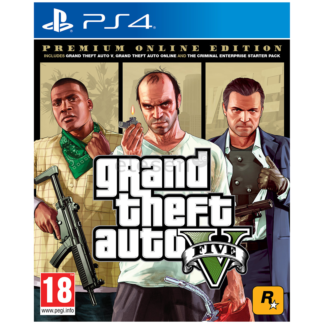 PS4 game Grand Theft Auto V Premium Online Edition Item - 5026555424271