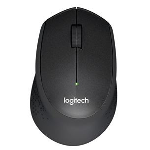 Logitech M330 Silent Plus, juoda - Belaidė pelė