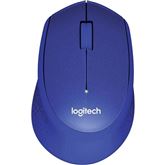 Pelė Logitech M330 Silent Plus, Belaidė, Mėlyna