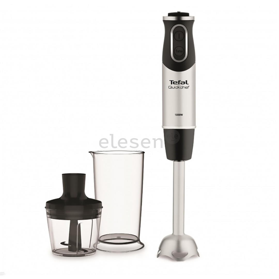 Tefal QuickChef 2in1, 1000 W, juodas/nerūdijančio plieno - Trintuvas