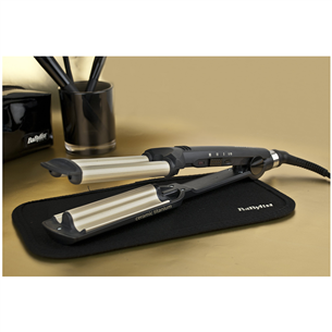 BaByliss Easy Waves, 160-200°C, черный/золотистый - Щипцы для завивки волнами Товар - C260E