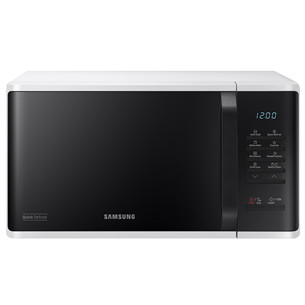 Samsung, 23 L, 800 W, white/black - Microwave Oven Item - MS23K3513AW/BA MS23K3513AW/BA
