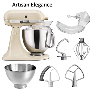 Virtuvinis kombainas KitchenAid Artisan Elegance Prekė - 5KSM175PSEAC, Smėlio
