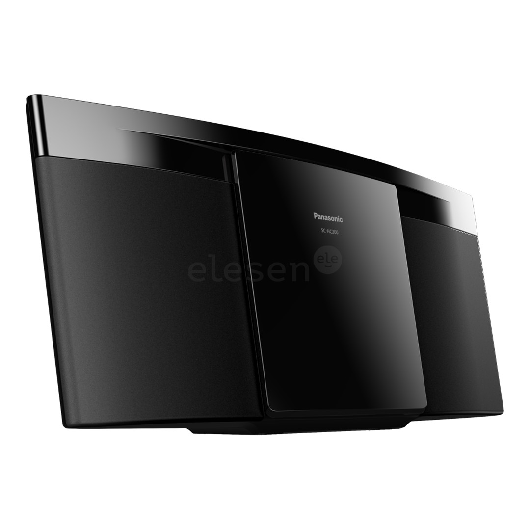 Muzikinis centras Panasonic SC-HC200, Juodas
