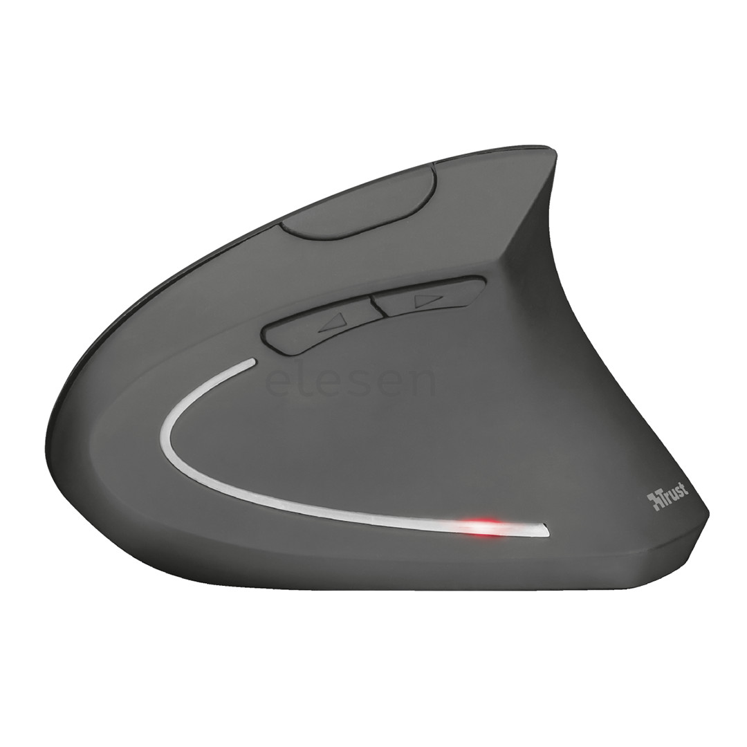 Trust Verto Ergonomic, black - Wireless Optical Mouse