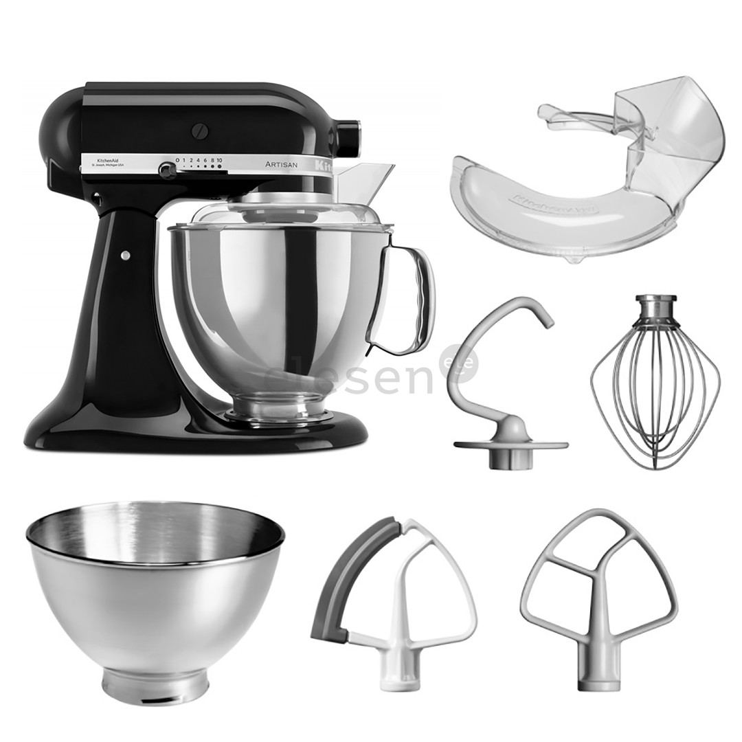 KitchenAid Artisan Elegance, 4,8 л/3 л, 300 Вт, черный - Миксер Товар - 5KSM175PSEOB