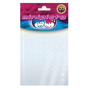 Klaviatūros lipdukai Minipicto RUS, Balti Prekė - KB-UNICLR-RU-WHT-G