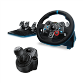 Žaidimų vairas + pavarų jungiklis Logitech G29 + Driving force skirtas PS5 / PS4 / PC Prekė - G29SHIFTER