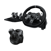 Žaidimų vairas Logitech G920 + Driving force pavarų perjungimo svirtis Xbox One / PC