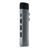 USB šakotuvas Satechi USB-C PRO Hub with 4K HDMI and Ethernet, Pilkas Prekė - ST-TCPHEM