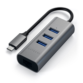 Šakotuvas Satechi USB-C + Gigabit Ethernet Prekė - ST-TC2N1USB31AM