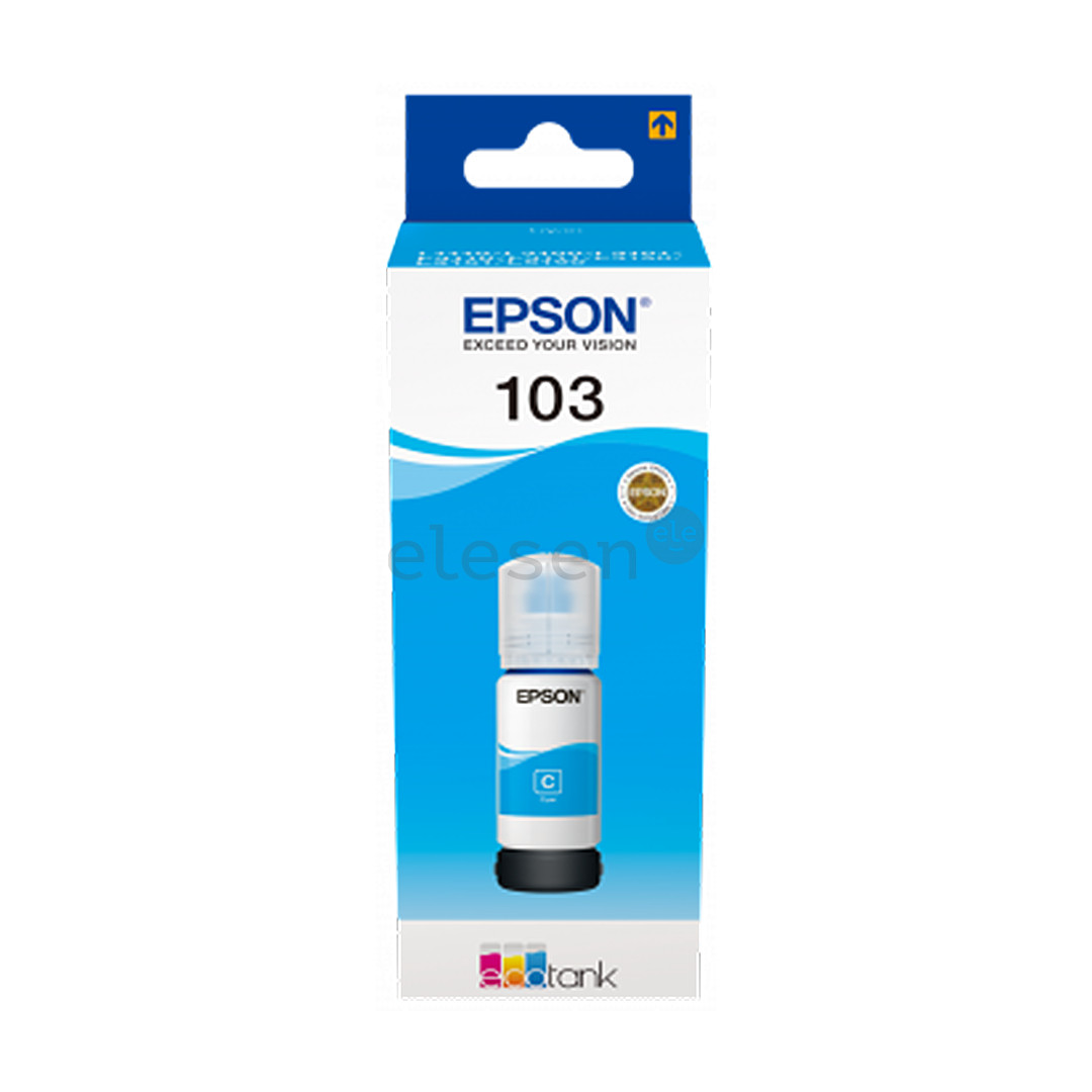 Контейнер с чернилами Epson 103 EcoTank (голубой) Товар - C13T00S24A