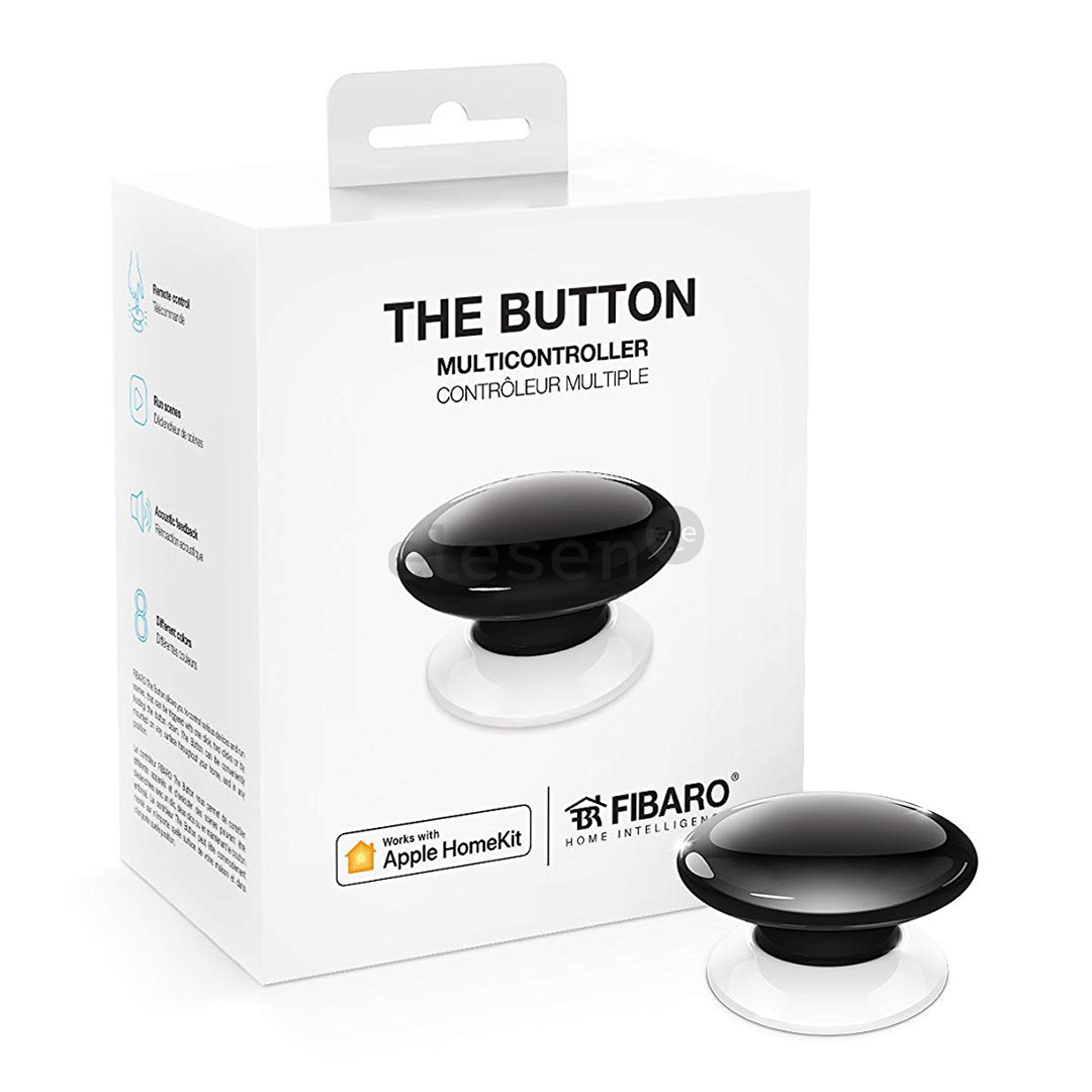 Fibaro, HomeKit, черный - Умная кнопка Товар - FGBHPB-101B