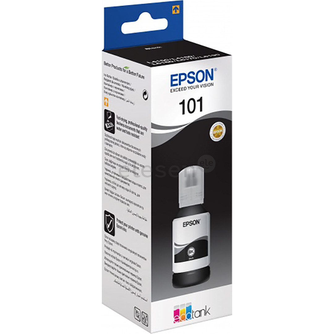 Контейнер с чернилами Epson EcoTank 101 (черный) Товар - C13T03V14A