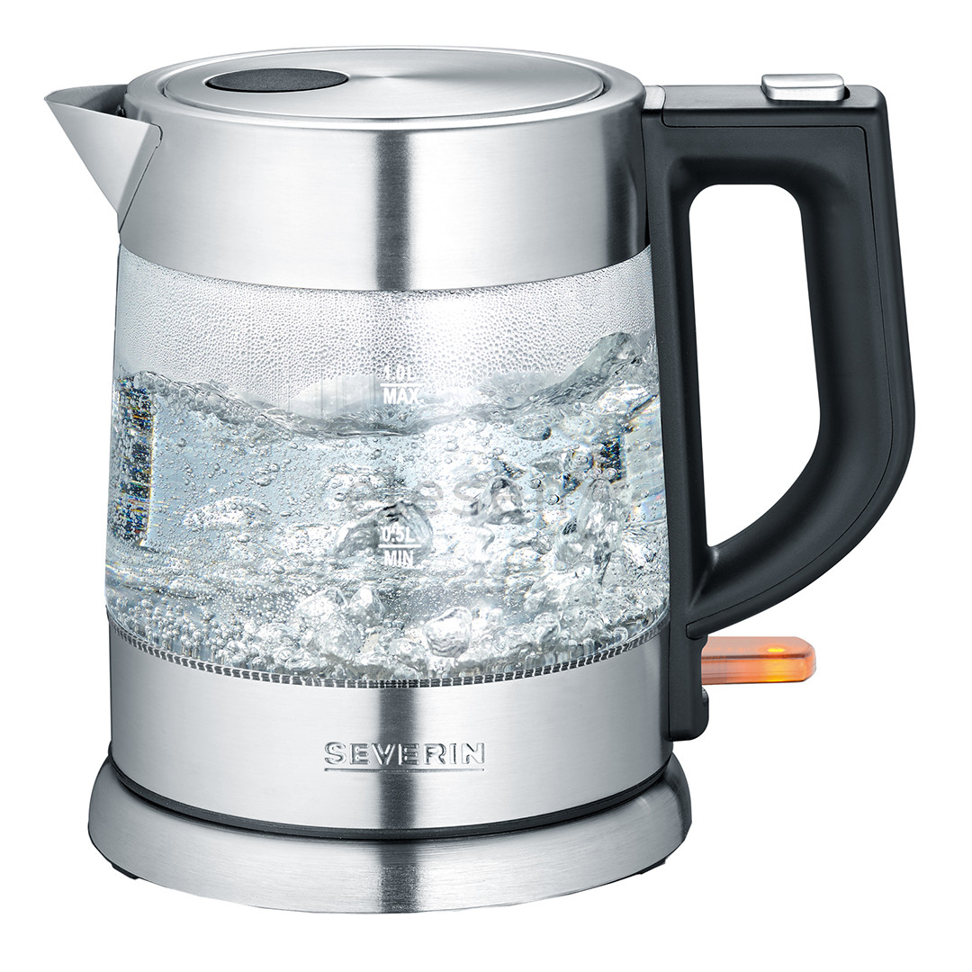 Severin, 1 L, inox/clear - Kettle Item - WK3468