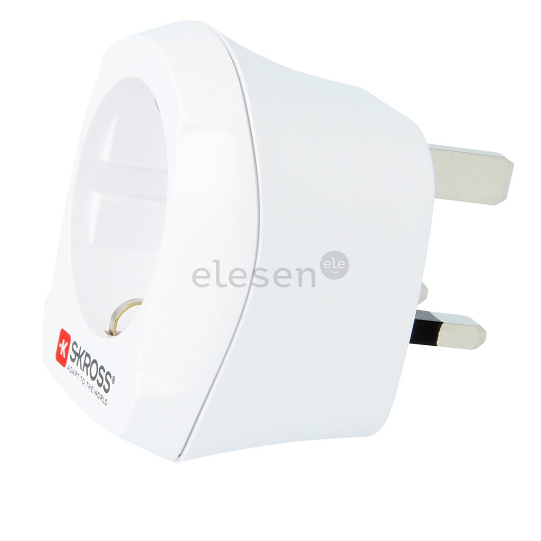 Travel adapter EUR -- UK Skross Item - 7640166320265