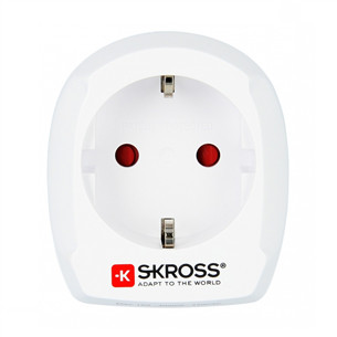 Travel adapter EUR -- UK Skross Item - 7640166320265