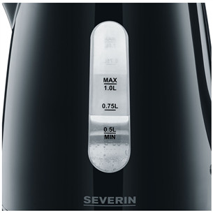 Severin, 1 L, black - Kettle Item - WK3410