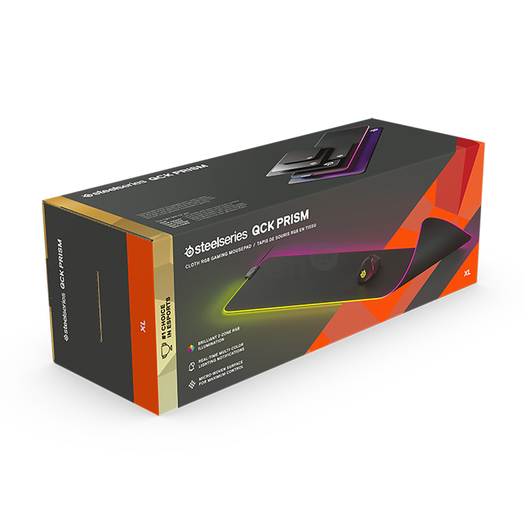 SteelSeries QcK Prism Cloth Extra Large, черный - Коврик для мыши Товар - 63826