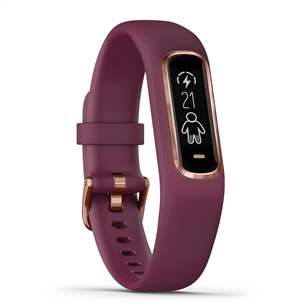 Išmanioji apyrankė Garmin Vivosmart 4, E EU, Merlot/Rose, S/M