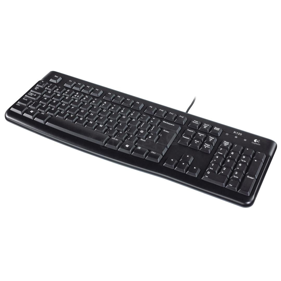 Logitech K120, EST, черный - Клавиатура