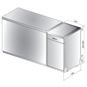Indaplovė Whirlpool Prekė - WSFO3023