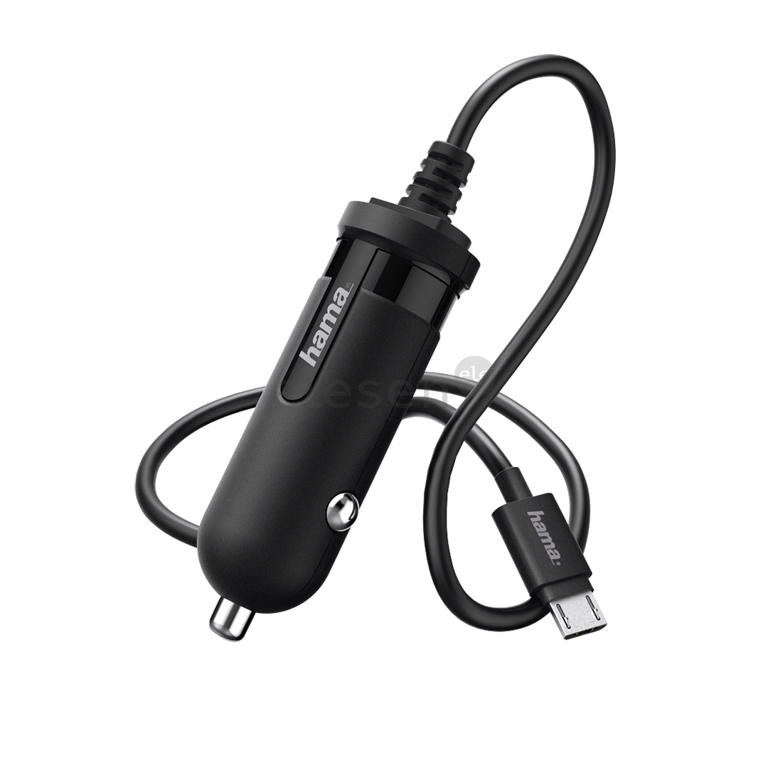 Automobilinis įkroviklis Hama Micro USB, 2.4A