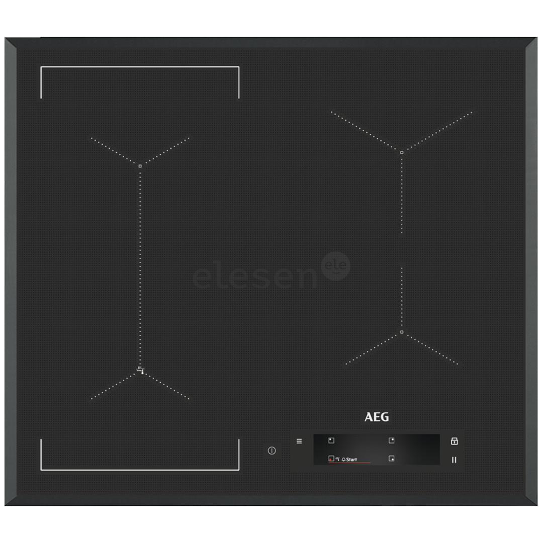 AEG, ширина 59 см, без рамы, черный - Интегрируемая индукционная варочная панель