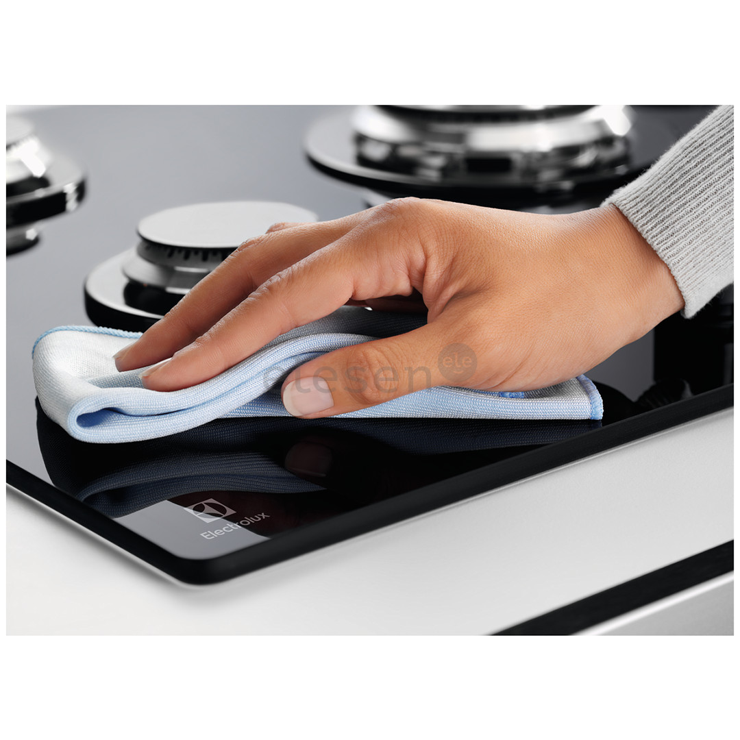 Electrolux 600, ширина 59 см, черный - Интегрируемая газовая варочная панель