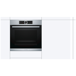 Orkaitė Bosch HBG672BS1 (Be originalaus įpakavimo)