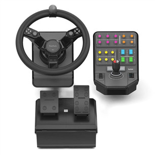 Žaidimų vairas ir pedalai Logitech G Saitek Farming Slim Prekė - 945-000062 945-000062