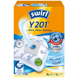 Dulkių siurblių maišeliai Swirl Micropor Y 201, 4vnt Prekė - Y201MNEW Y201MNEW