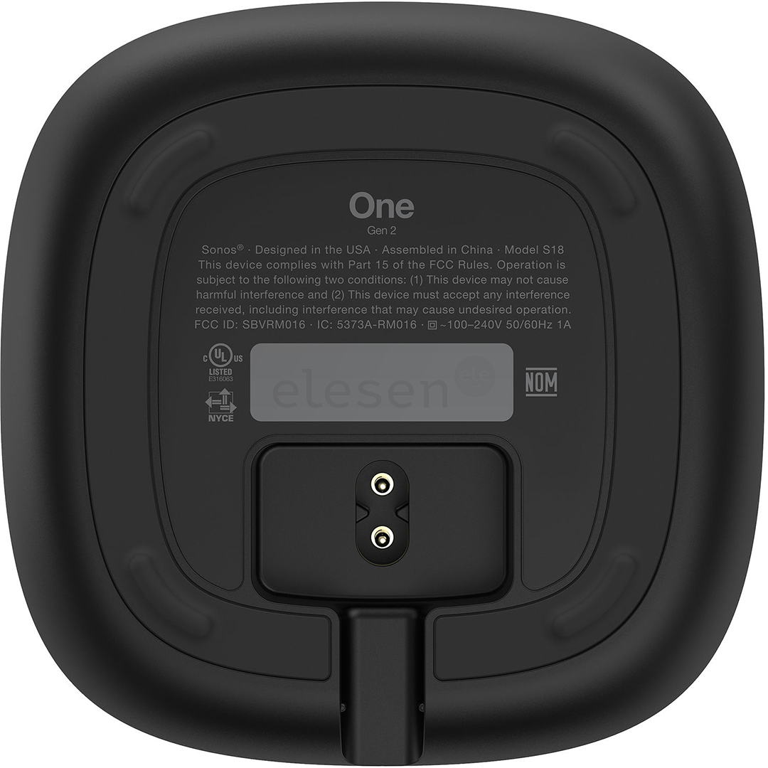Sonos One, Gen 2, black - Smart Speaker