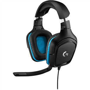 Ausinės Logitech G432, Juodos Prekė - 981-000770 981-000770